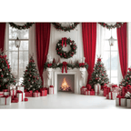 Fundo Decorativo de Natal Instalação Rápida e Fácil 2025