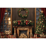 Fundo Decorativo de Natal Instalação Rápida e Fácil M7