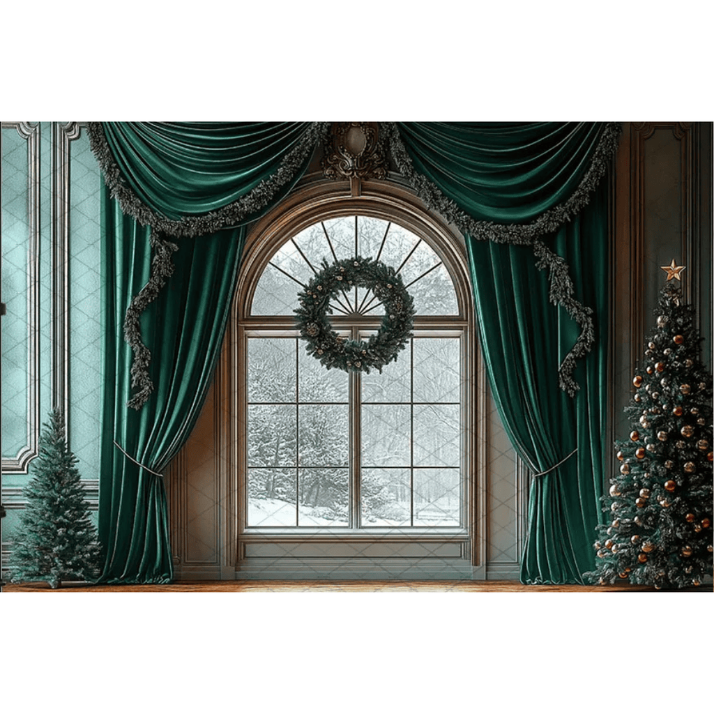 Fundo Decorativo Ambiente Completo de Natal