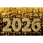 Fundo decorativo de Ano Novo 2026