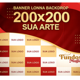 Painel Backdrop Empresarial Personalizado com Sua Marca