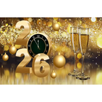 Fundo decorativo de Ano Novo 2026