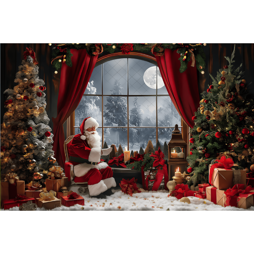 Fundo Decorativo de Natal Instalação em Segundos Magia