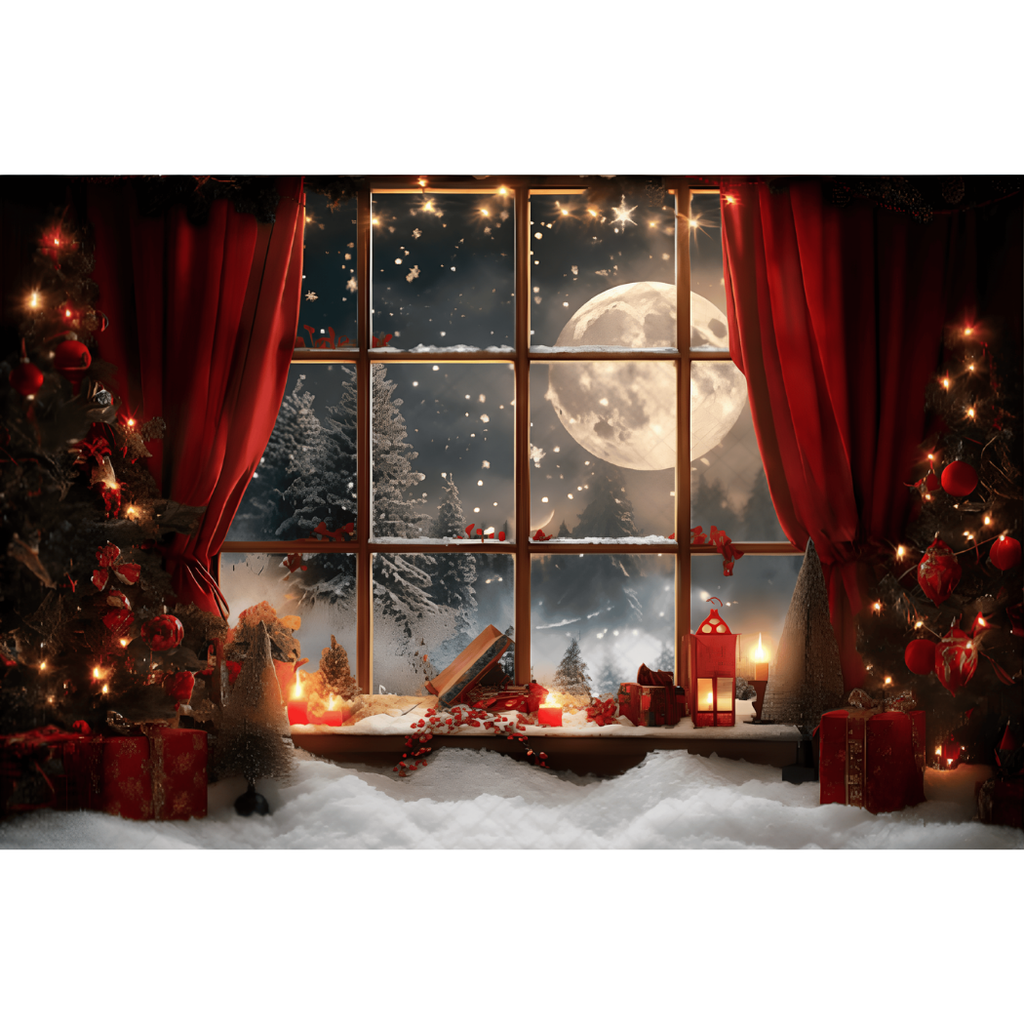 Fundo Decorativo de Natal Instalação em Segundos Magia