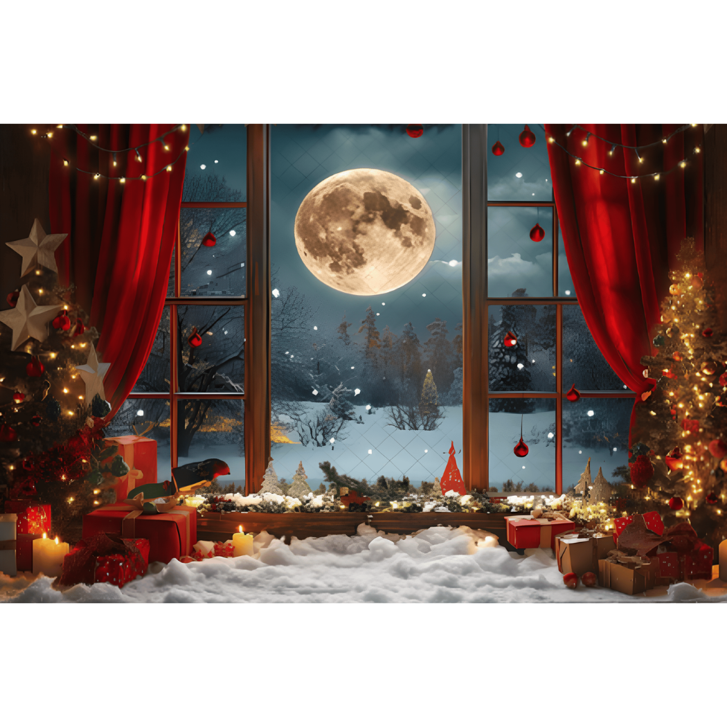 Fundo Decorativo de Natal Instalação em Segundos Magia