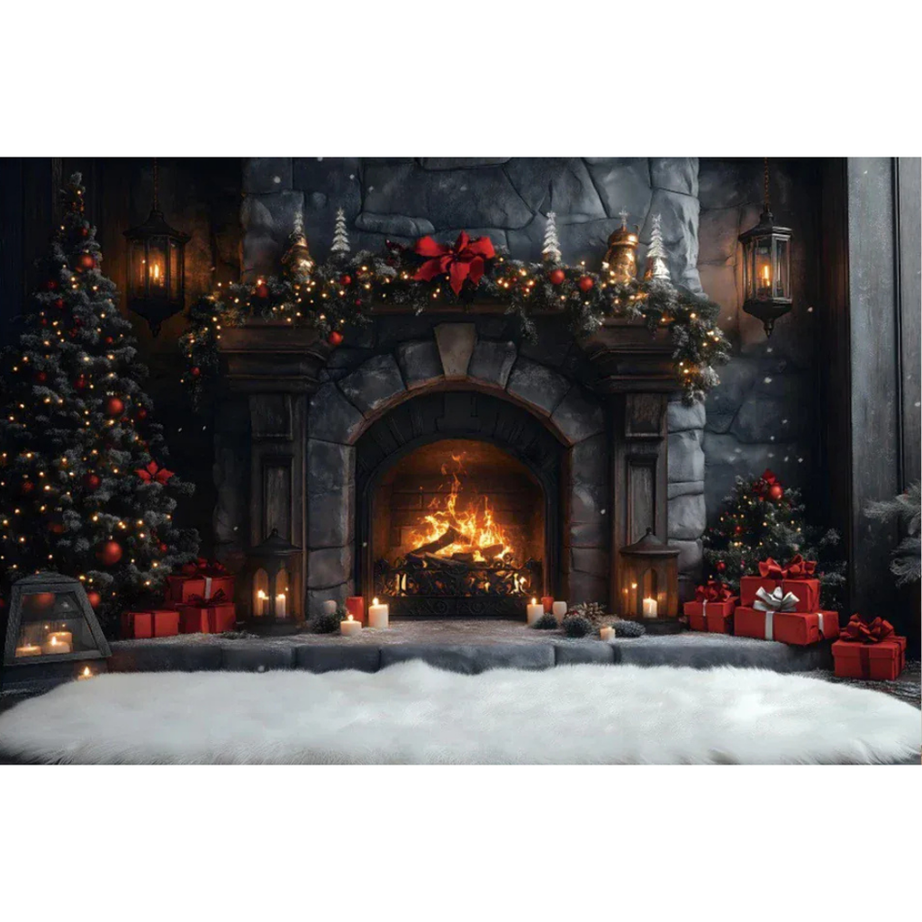 Fundo Decorativo de Natal Instalação Rápida e Fácil 2025