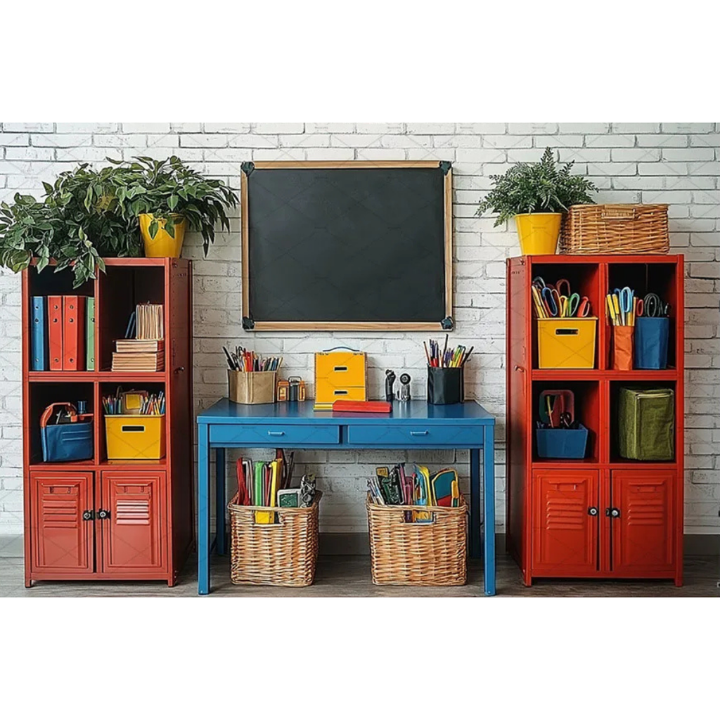 Painel ABC Escola Colorida