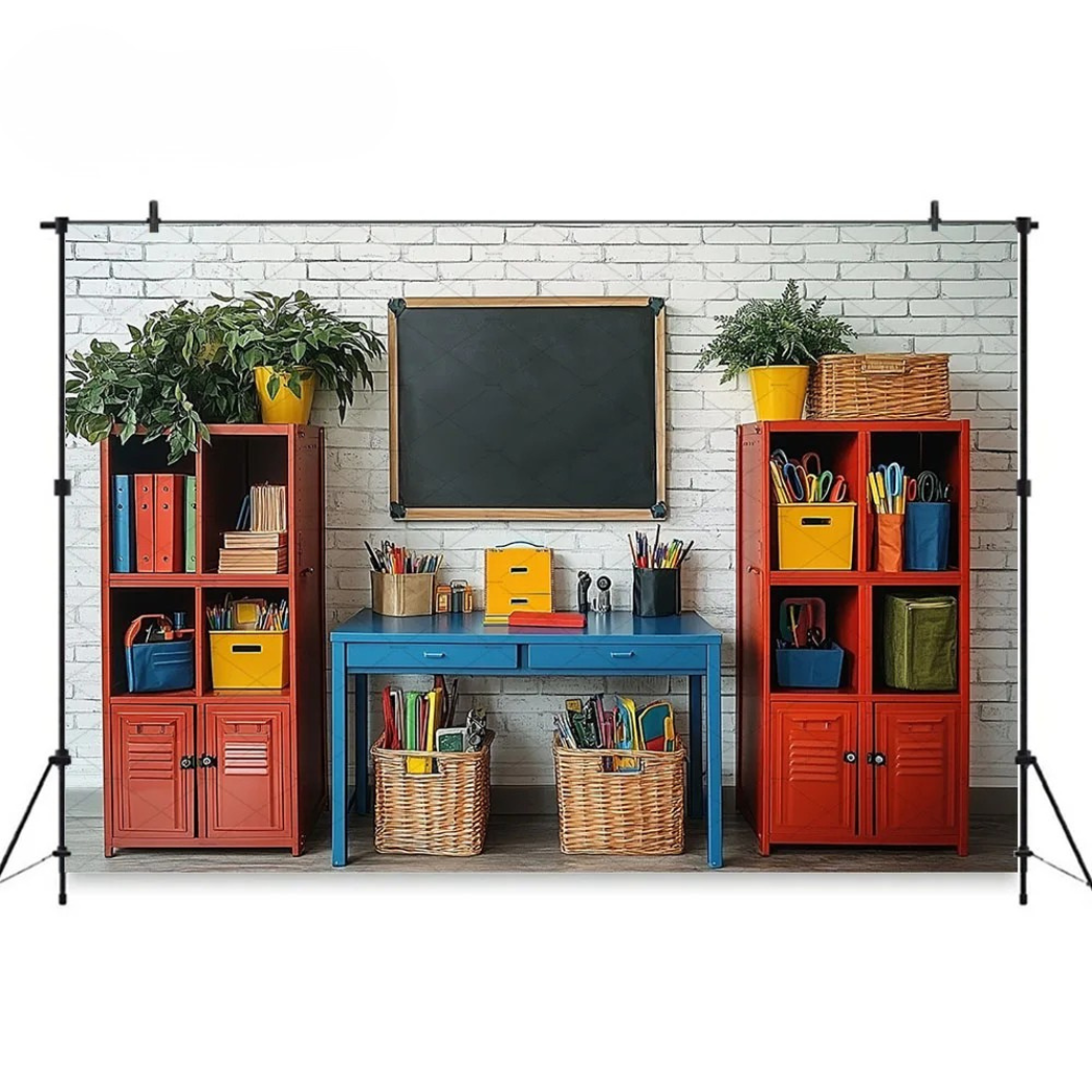 Painel ABC Escola Colorida