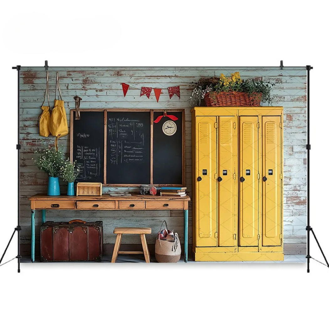 Painel ABC Escola Colorida