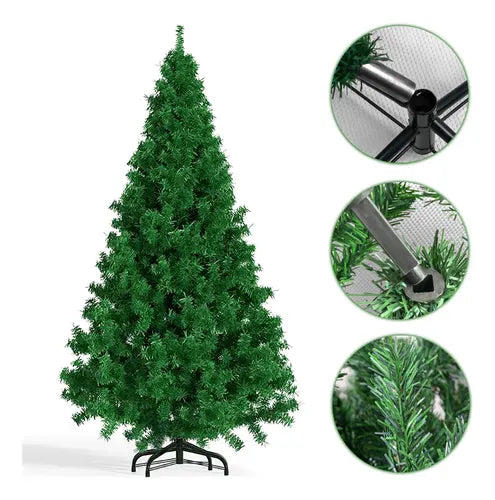 Árvore De Natal 150cm 380 Galhos Pinheiro Cheia Tradicional