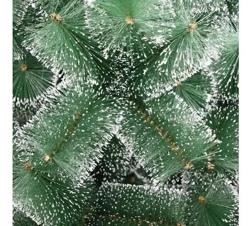 Árvore Pinheiro De Natal Luxo 2,10m Com Floco de Neve