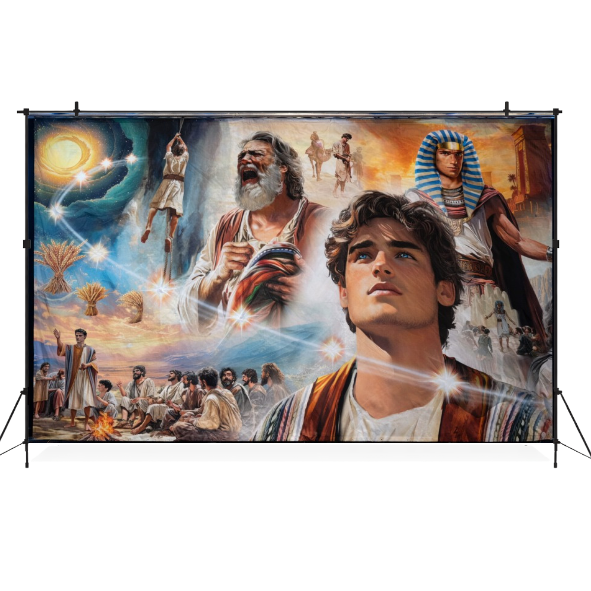 Fundo Decorativo de Páscoa Cenários Bíblicos