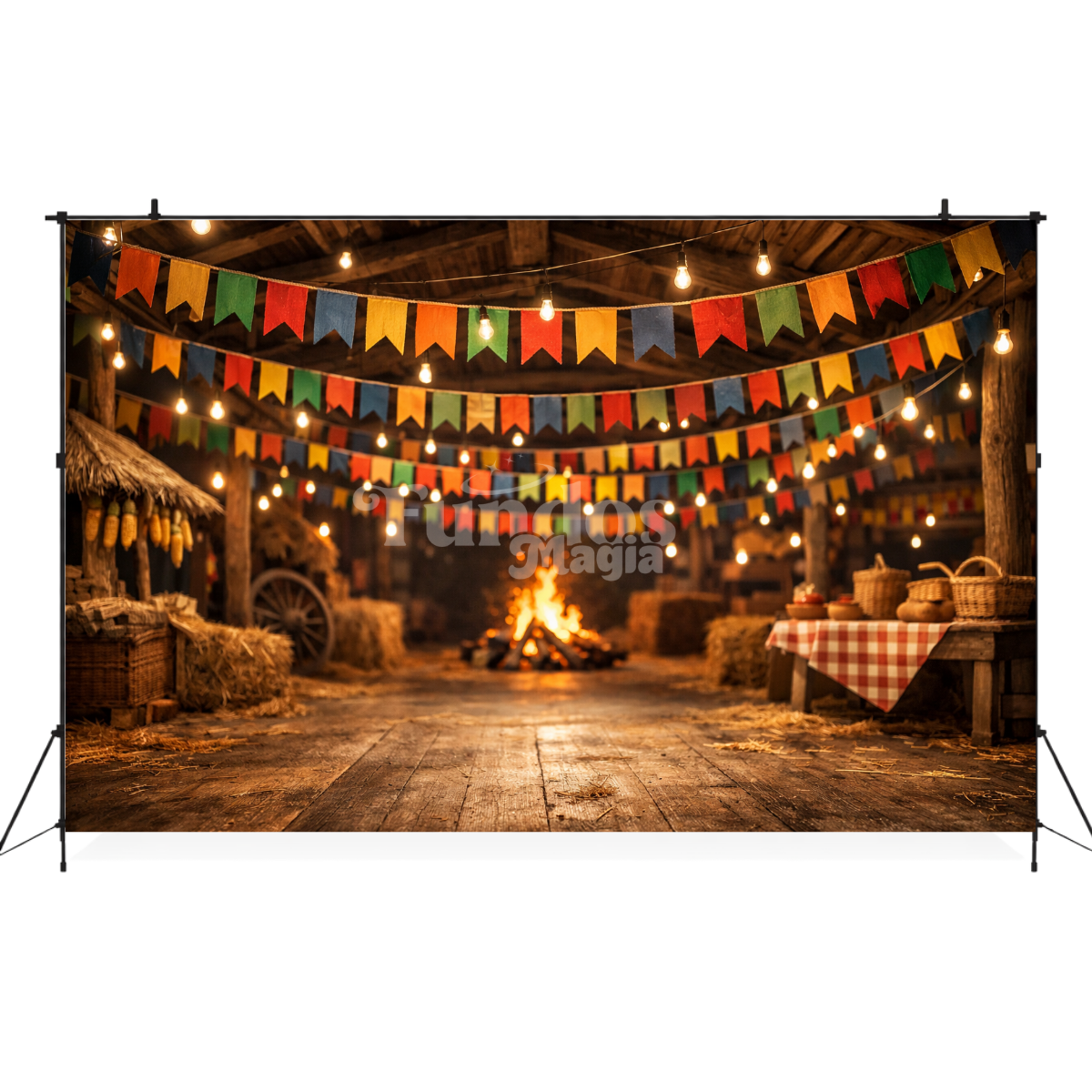 Painel Fotográfico em Tecido Festa Junina /1540