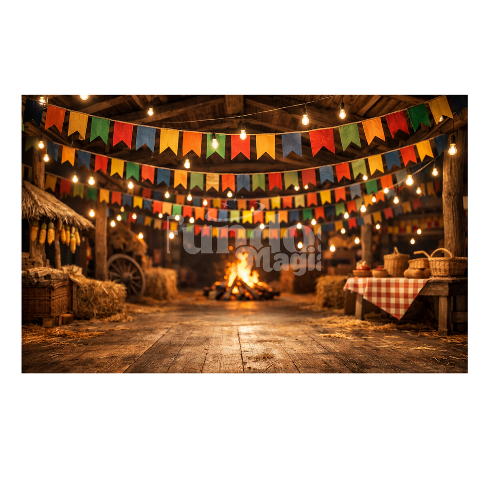Painel Fotográfico em Tecido Festa Junina /1540