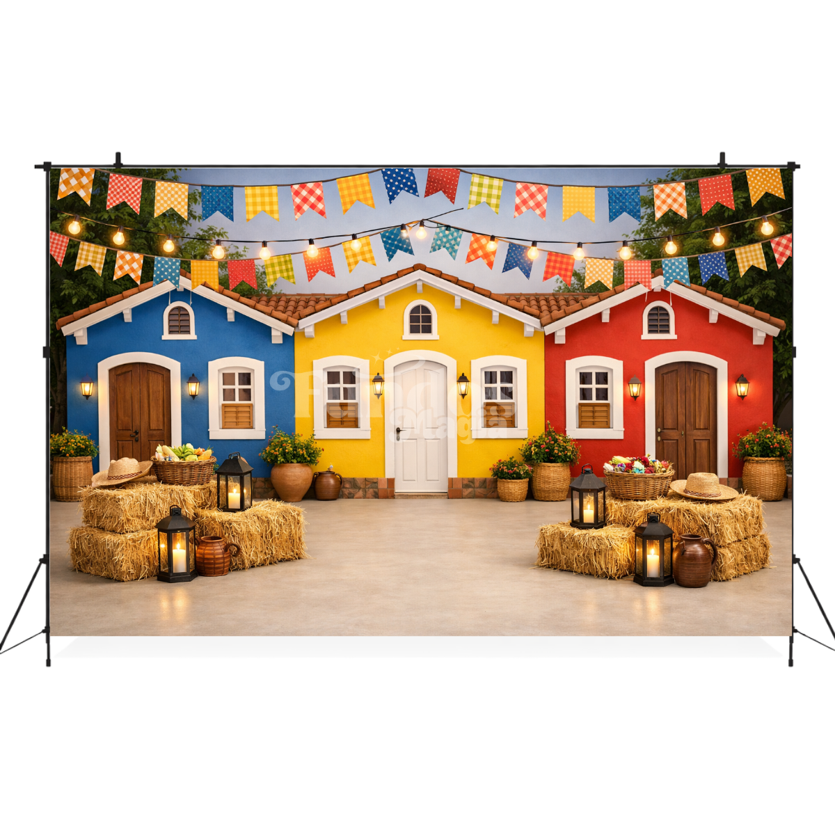 Painel Fotográfico em Tecido Festa Junina /1546