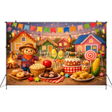 Painel Fotográfico em Tecido Festa Junina /1547
