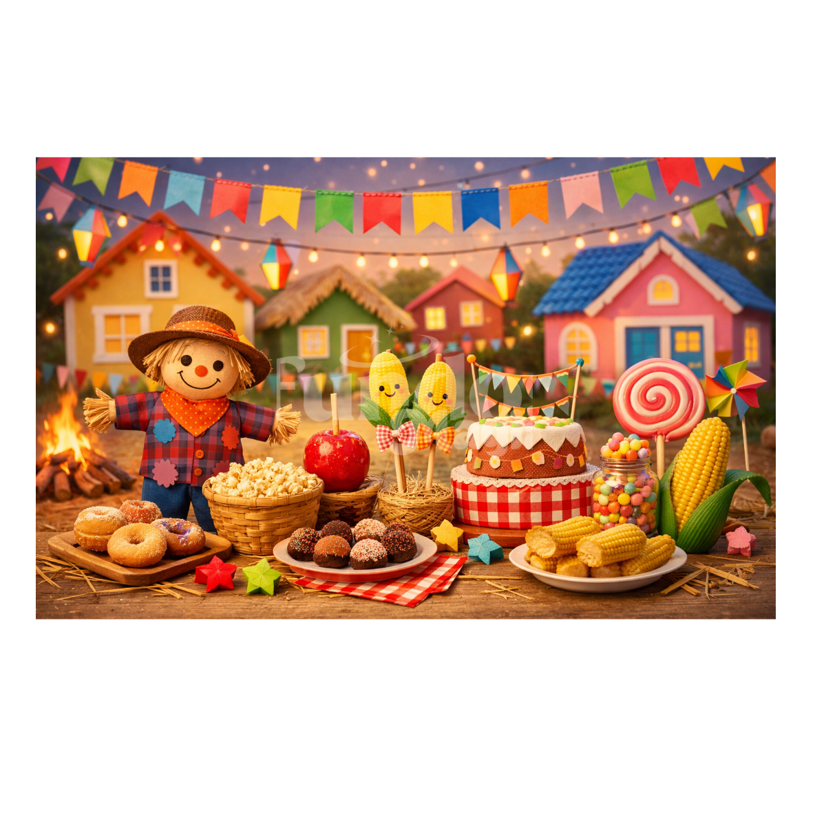 Painel Fotográfico em Tecido Festa Junina /1547
