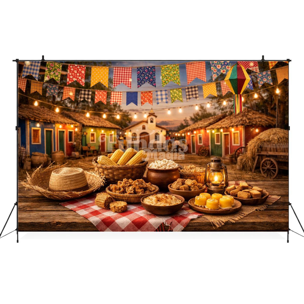 Painel Fotográfico em Tecido Festa Junina /1548