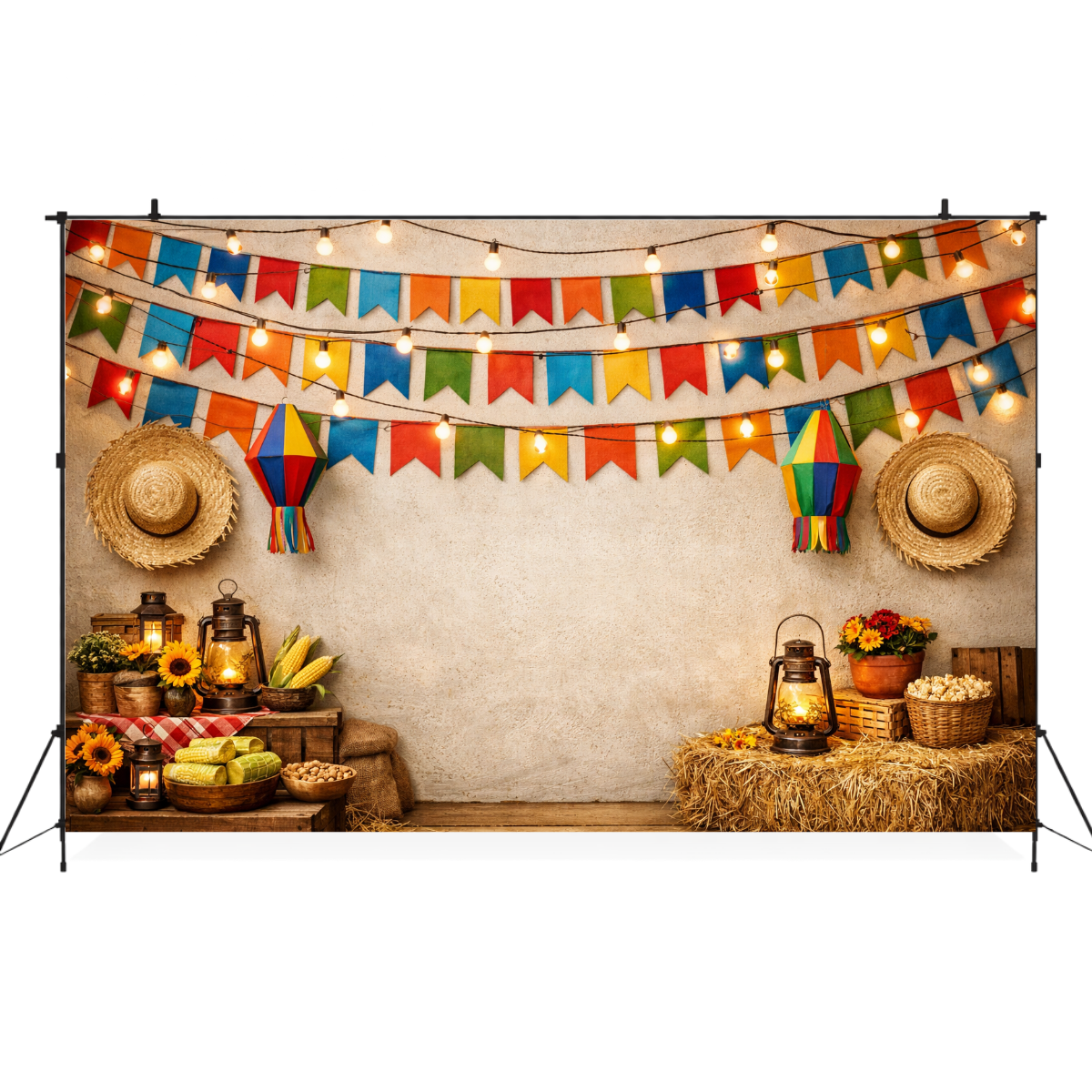 Painel Fotográfico em Tecido Festa Junina São João /1551