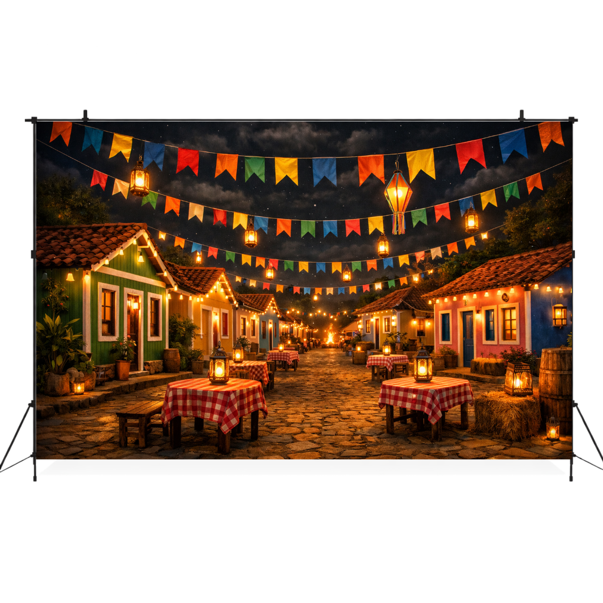 Painel Fotográfico em Tecido Festa Junina São João /1552