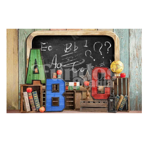Fundo Fotográfico ABC Sala de Aula Clássica