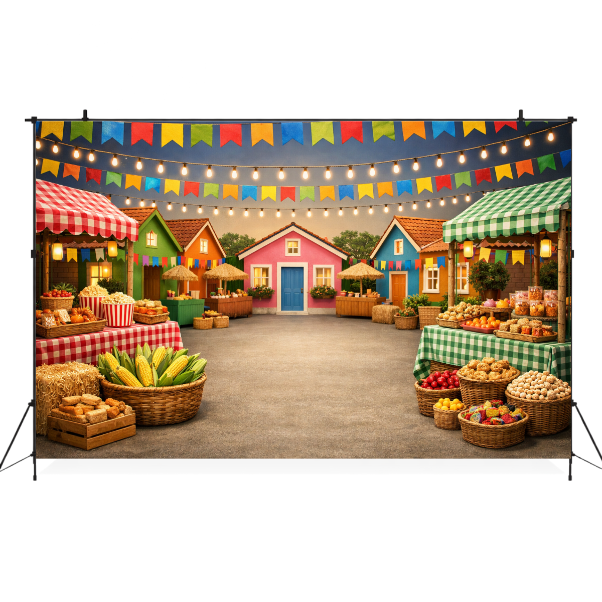 Painel Fotográfico em Tecido Festa Junina São João /1553