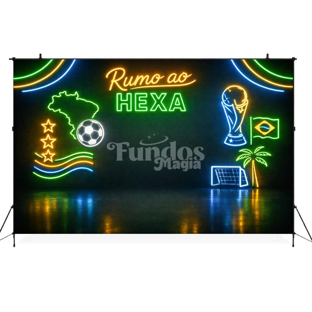 Painel Fotográfico em Tecido Copa do Mundo /1620