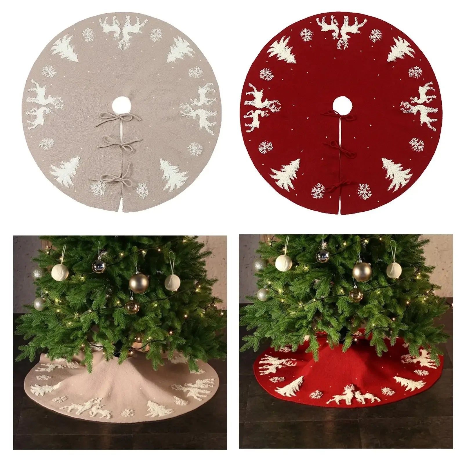 Tapete Redondo Para Arvore de Natal 120cm