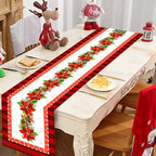 Toalha de mesa de natal bandeira decorações de natal