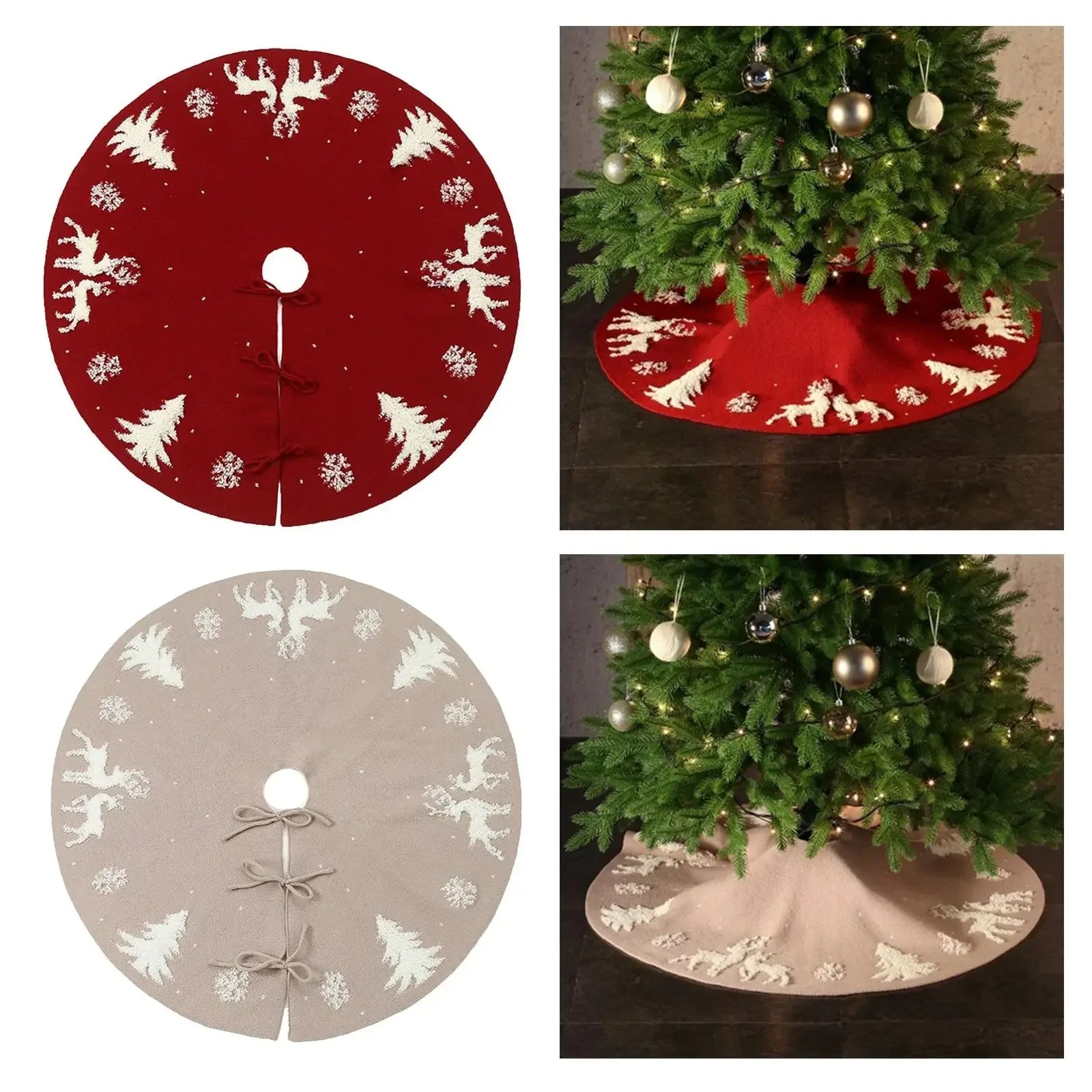 Tapete Redondo Para Arvore de Natal 120cm